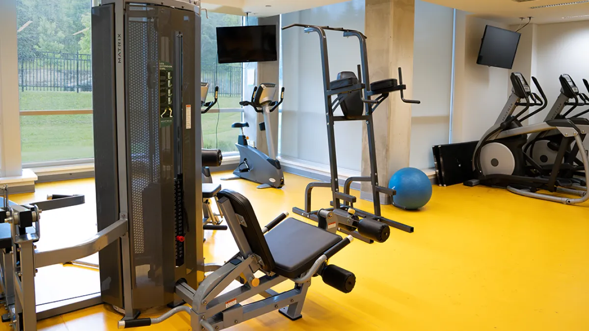 Ontario Hall exercise room