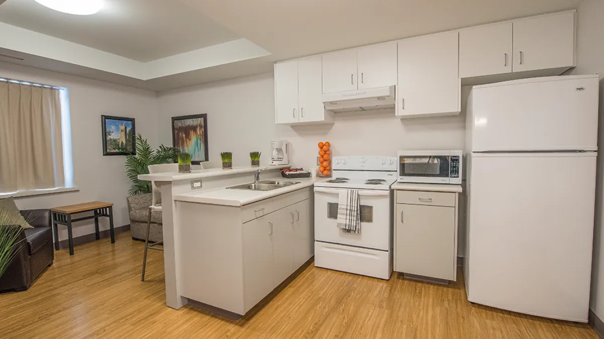 Ontario Hall Suite Kitchen