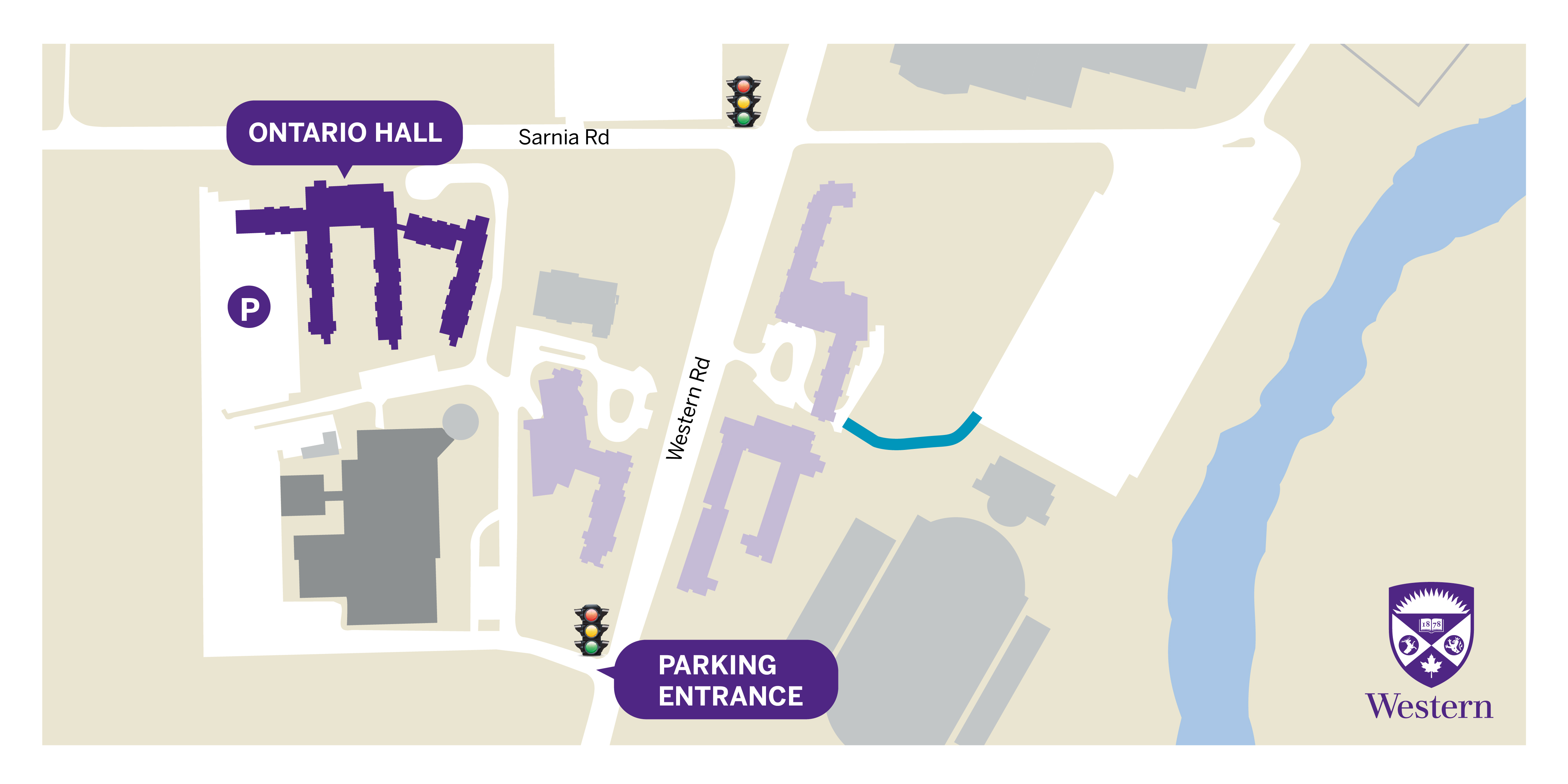 Ontario Hall Map